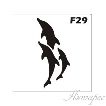 Дельфины 7х7