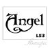 Трафарет для блеск и био тату. Angel 9х7