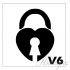 Трафарет для блеск и био тату. Замок 5х5